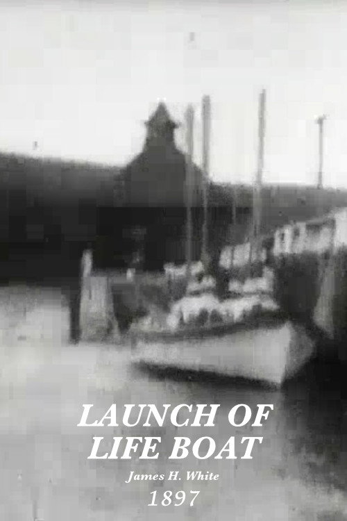 Launch of Life Boat (1897) poster