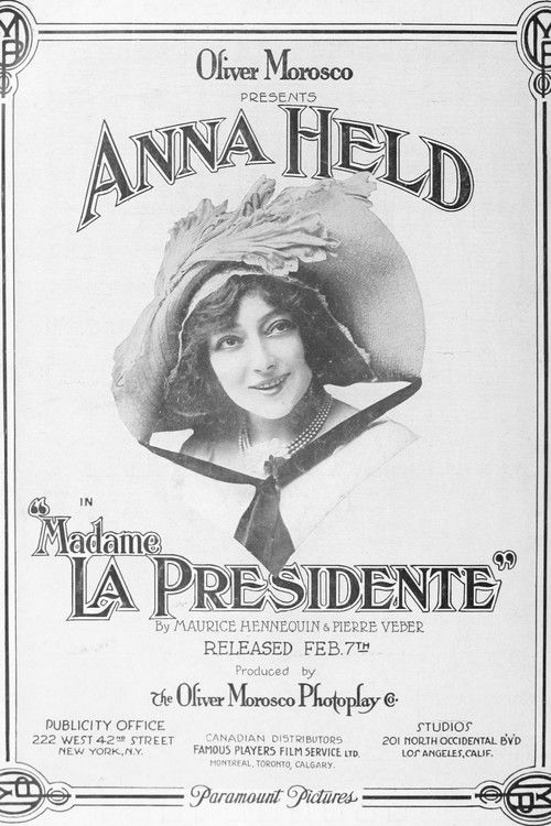 Madame la Presidente (1916) poster