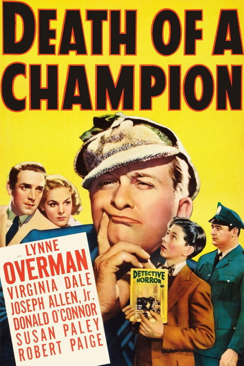 Death of a Champion (1939) poster