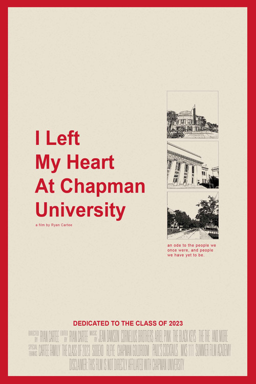 I Left My Heart At Chapman University (2024) poster