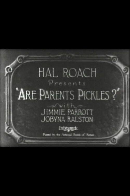 Are Parents Pickles? (1925) poster