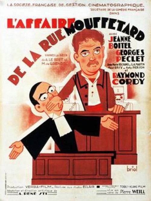 L'Affaire de la rue Mouffetard (1932) poster