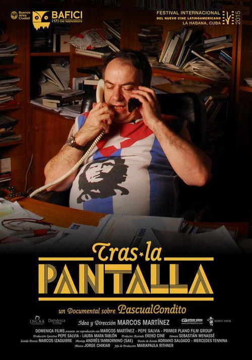 Tras la pantalla (2015) poster