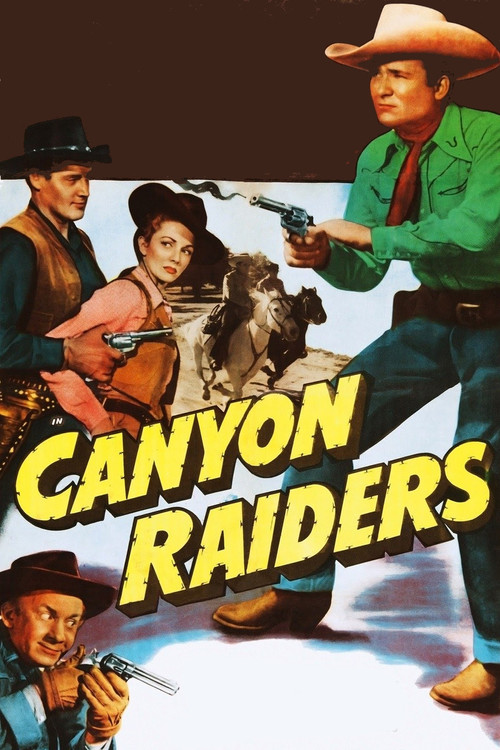 Canyon Raiders (1951) poster