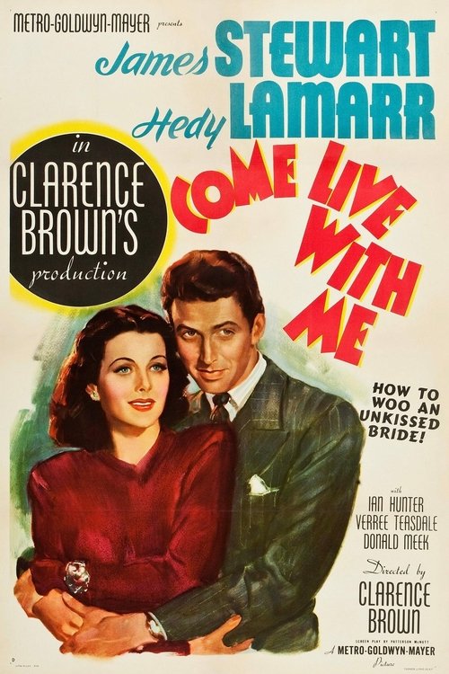 Come Live with Me (1941) poster