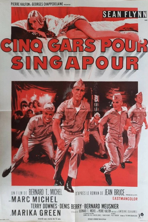 Cinq gars pour Singapour (1967) poster