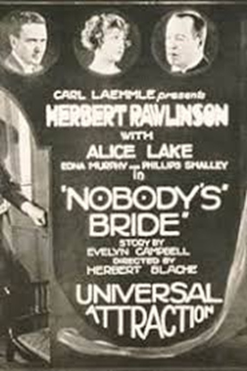 Nobody's Bride (1923) poster