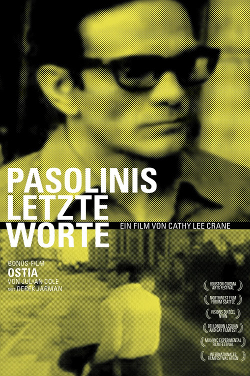 Pasolini's Last Words (2012) poster