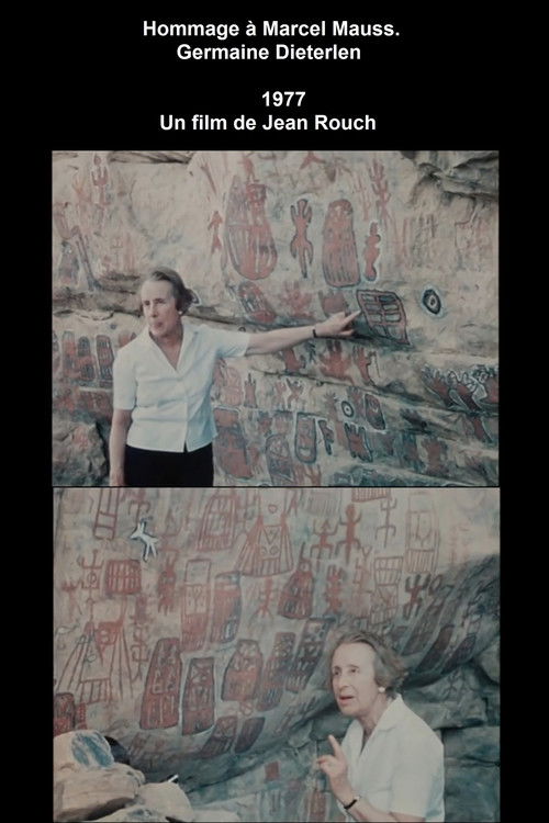 Hommage à Marcel Mauss. Germaine Dieterlen (1977) poster