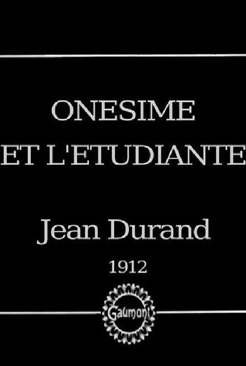 Onésime et l'étudiante (1912) poster