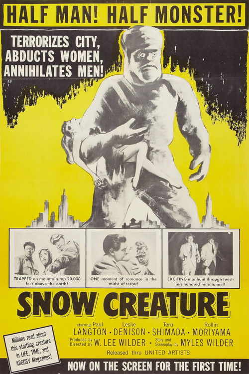 The Snow Creature (1954) poster