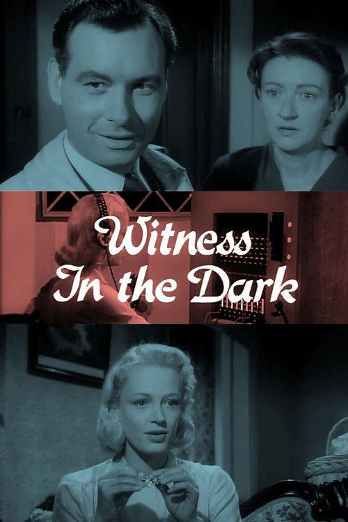 Witness in the Dark (1959) poster