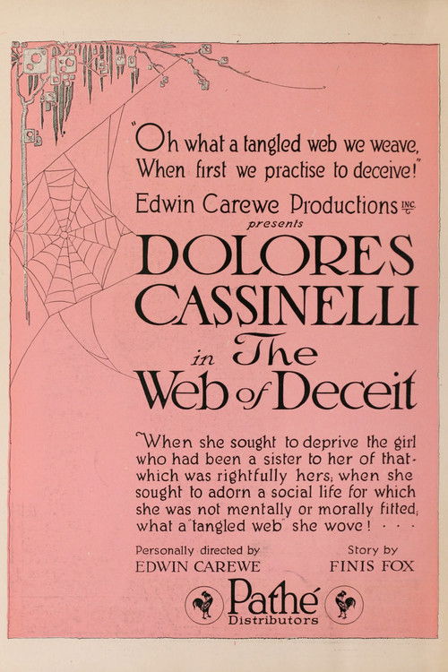 The Web of Deceit (1920) poster
