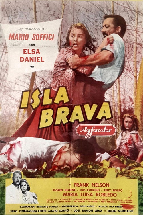 Isla brava (1958) poster