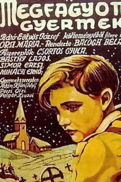 A Megfagyott gyermek (1921) poster