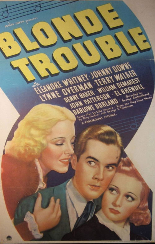 Blonde Trouble (1937) poster