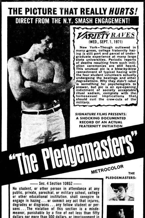 The Pledgemasters (1971) poster
