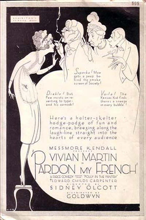 Pardon My French (1921) poster
