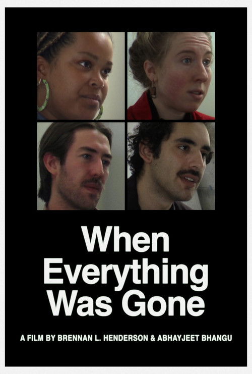 When Everything Was Gone (2025) poster