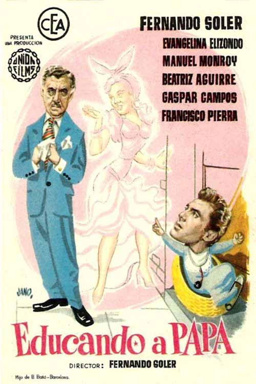 Educando a papá (1955) poster
