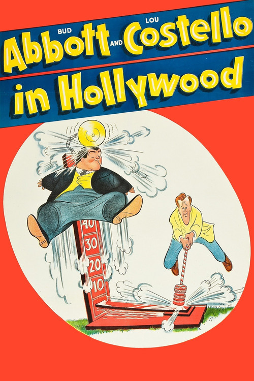Bud Abbott and Lou Costello in Hollywood (1945) poster