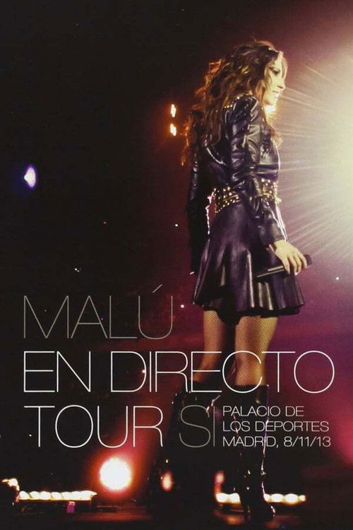 Malú - Tour Sí (2014) poster