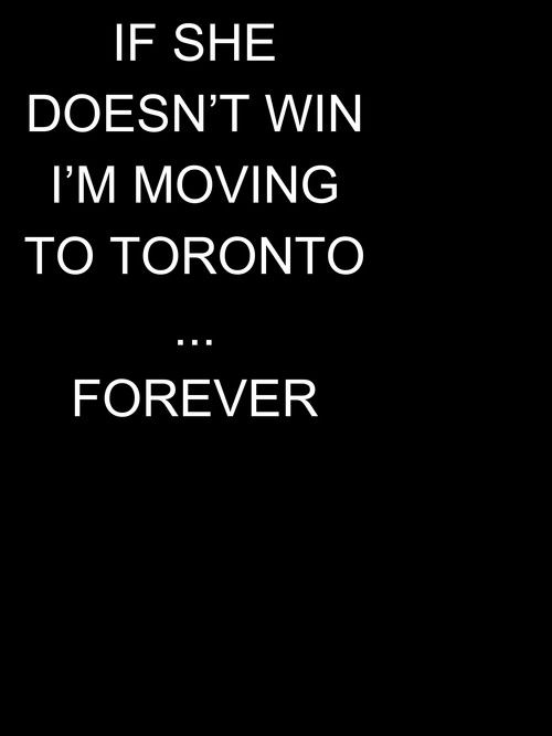 if she doesn't win, I'm moving to toronto...forever (2024) poster