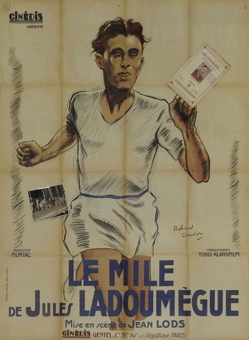 Jules Ladoumègue's mile (1932) poster