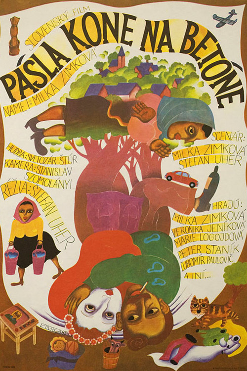 Pásla kone na betóne (1983) poster