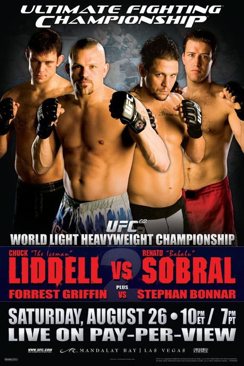 UFC 62: Liddell vs. Sobral (2006) poster