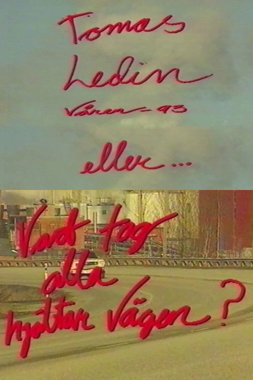 Tomas Ledin - Vart tog alla hjältar vägen? (1993) poster