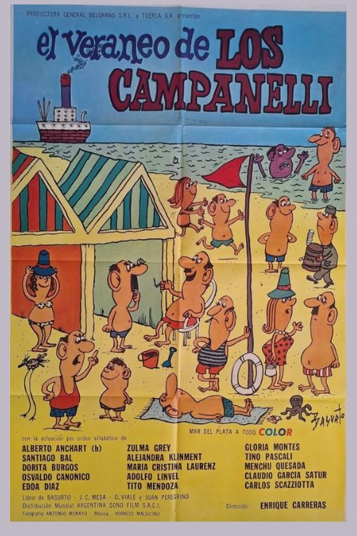 El veraneo de los Campanelli (1971) poster