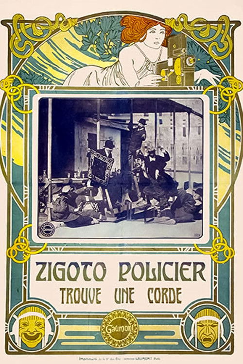 Zigoto, policier, trouve une corde (1911) poster