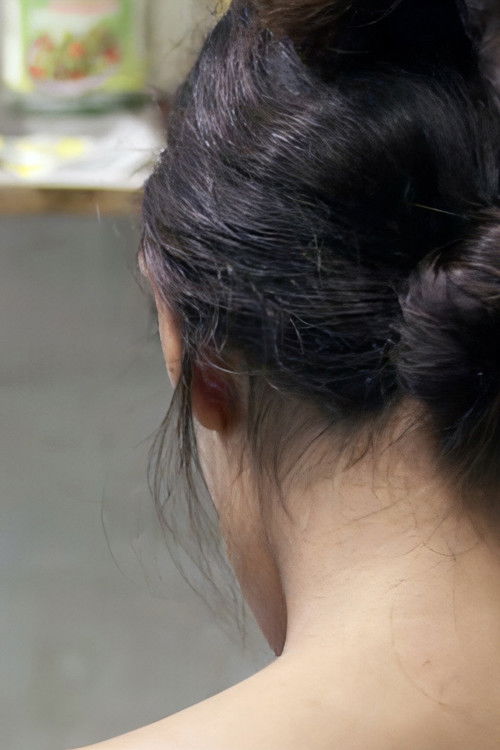 Outside, the world falls upon me poster