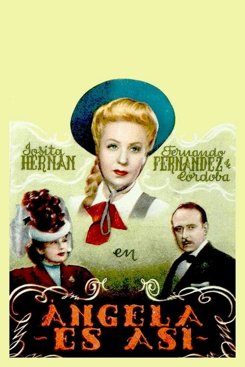 Ángela es así (1945) poster