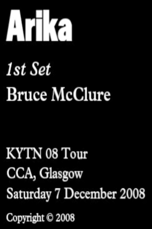 Bruce McClure at Kill Your Timid Notion Festival - 1st Set (2008) poster
