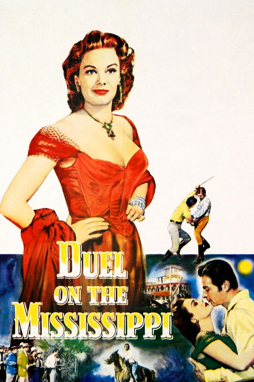 Duel on the Mississippi (1955) poster