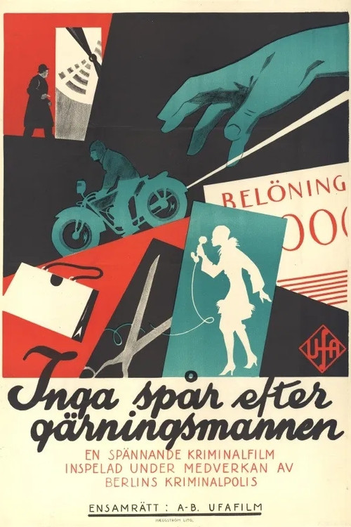 Vom Täter fehlt jede Spur (1929) poster