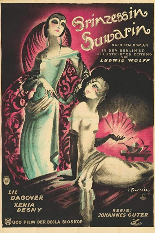 Die Prinzessin Suwarin (1923) poster