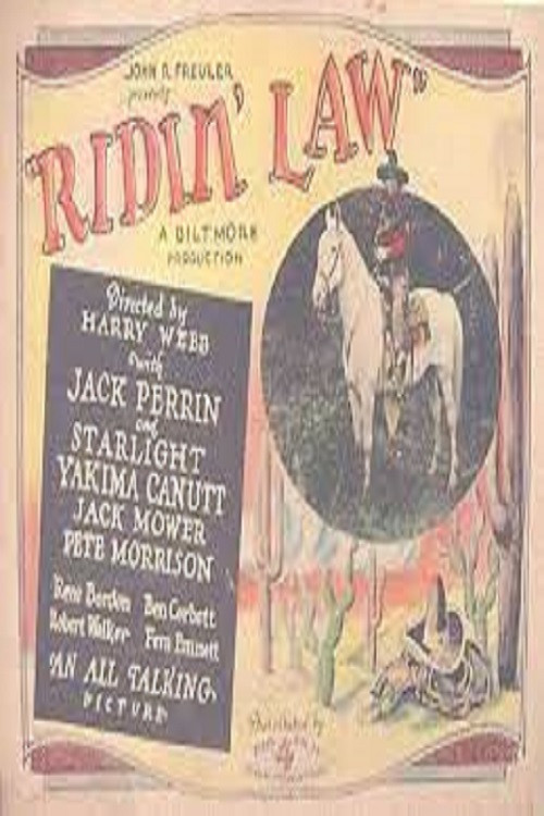 Ridin' Law (1930) poster