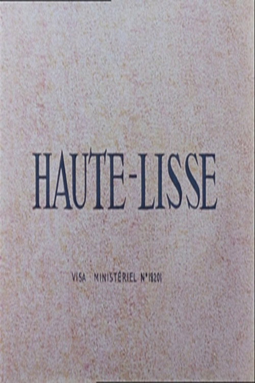 Haute-Lisse (1956) poster