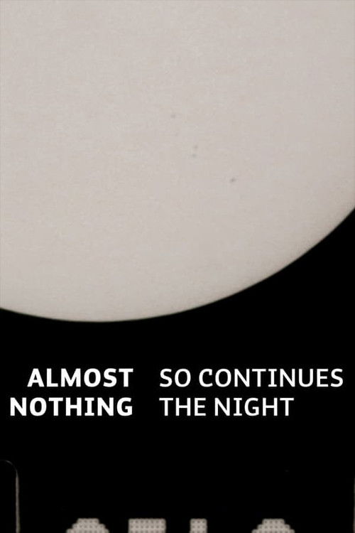 Almost Nothing: So Continues the Night (2017) poster