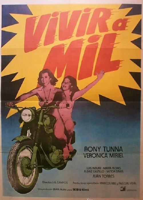 Vivir a mil (1976) poster
