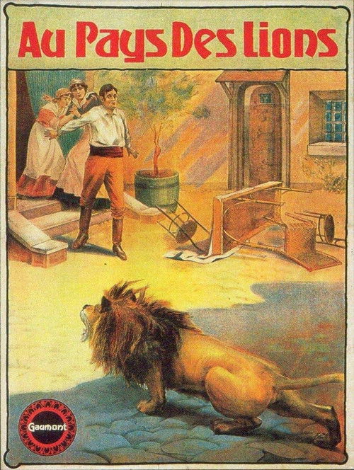 Au pays des lions (1912) poster