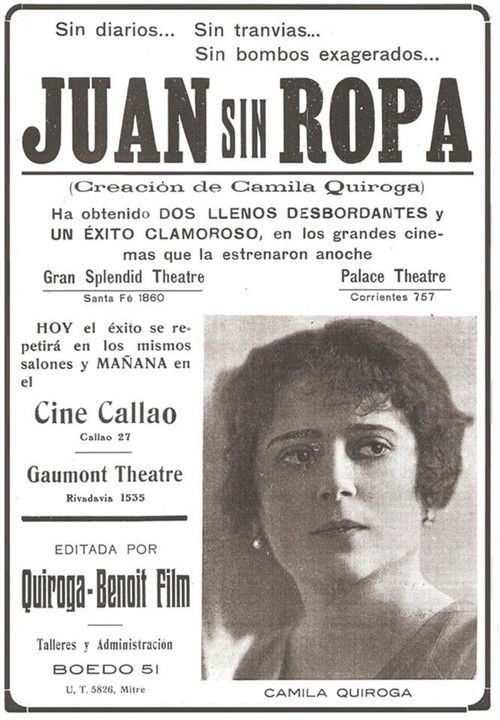 Juan sin Ropa (1919) poster