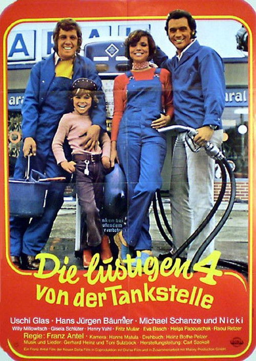 Die lustigen Vier von der Tankstelle (1972) poster