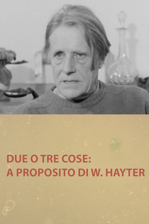 Due o tre cose: a proposito di W. Hayter (1968) poster