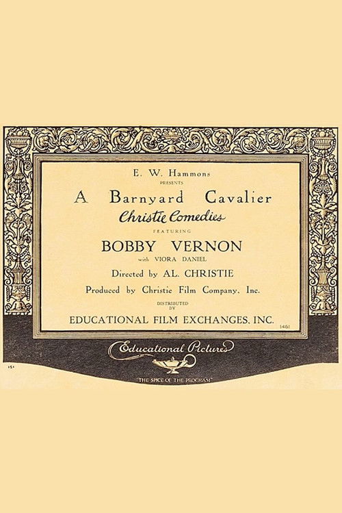 A Barnyard Cavalier (1922) poster