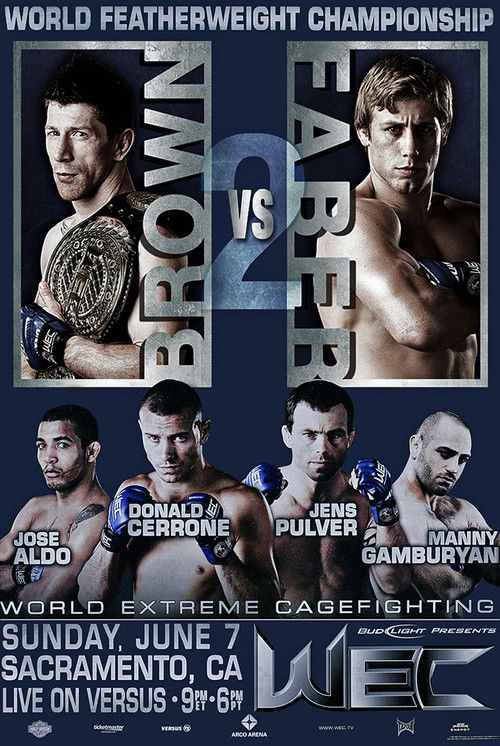 WEC 41: Brown vs. Faber 2 (2009) poster