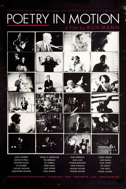 Poetry in Motion (1982) poster